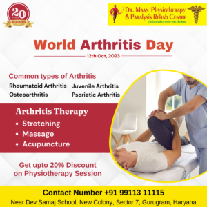 Graphic Designing Services- Lab Darshi World Arthritis Day- Dr. Mann Physiotherapy- Graphic Design