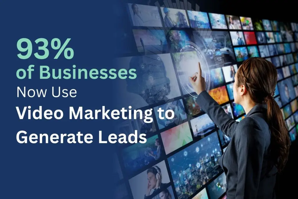 93% of Businesses Now Use Video Marketing to Generate Leads Video Marketing to Generate Leads